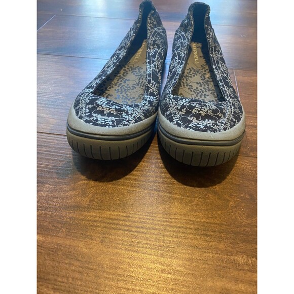 Merrell Women's 9.5 Luna Sport Ballet Flats Black Gray Floral - Picture 3 of 7